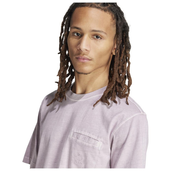 Adidas Ανδρική κοντομάνικη μπλούζα Trefoil Essentials+ Dye Pocket Tee